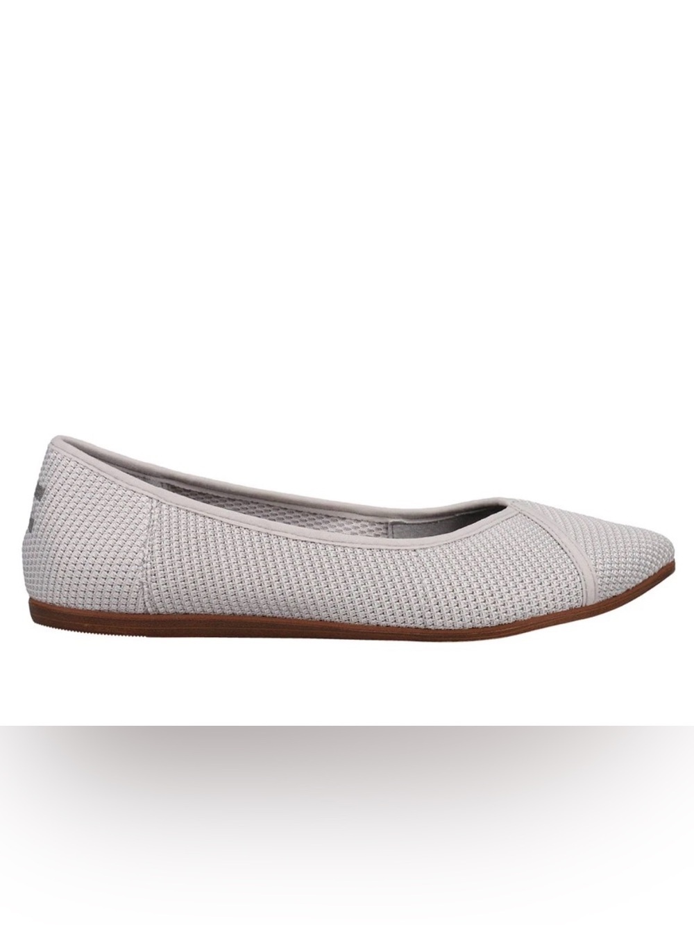TOMS Katie Ballet  Womens Grey Flats Casual